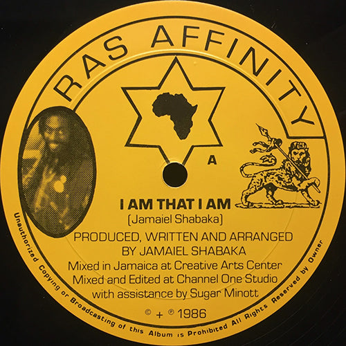 JAMAIEL SHABAKA // I AM THAT I AM (7:27) / (DUB VERSION) (4:13)