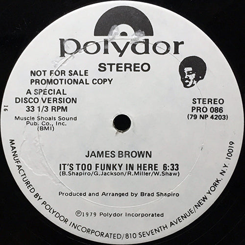 JAMES BROWN // IT'S TOO FUNKY IN HERE (6:33)
