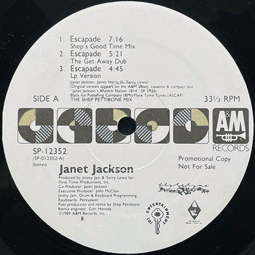 JANET JACKSON // ESCAPADE (6VER)
