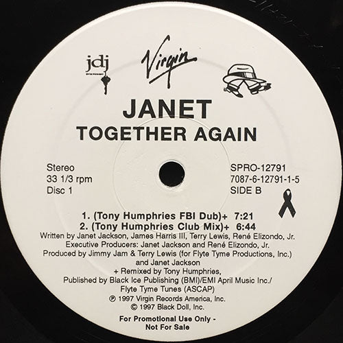 JANET // TOGETHER AGAIN (REMIX & LP VERSION) (8VER)