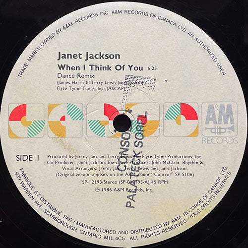 JANET JACKSON // WHEN I THINK OF YOU (4VER)