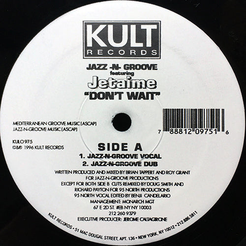 JAZZ-N-GROOVE feat. JETAIME // DON'T WAIT (4VER)