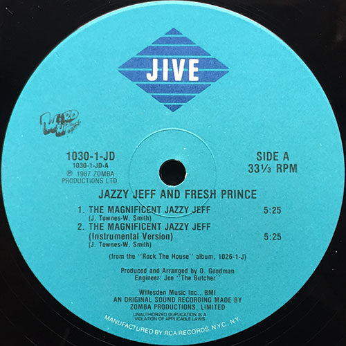 JAZZY JEFF & FRESH PRINCE // THE MAGNIFICENT JAZZY JEFF (2VER) / THE MEGADOPE MIX