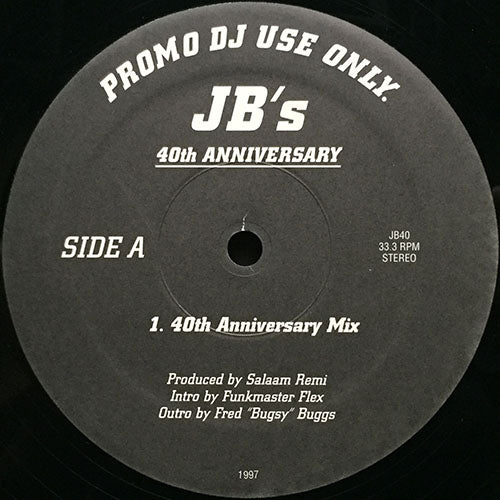 JB's / BOBBY BYRD // 40TH ANNIVERSARY MIX / HOT PANTS (I'M COMING) (2VER)