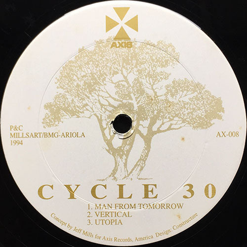 JEFF MILLS // CYCLE 30 (EP) inc. 8 LOOP TRACKS / MAN FROM TOMORROW / VERTICAL / UTOPIA