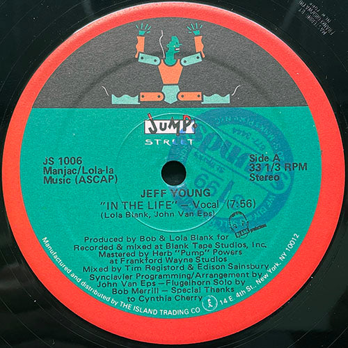 JEFF YOUNG  // IN THE LIFE (7:56/3:55) / (DUB) (6:30)