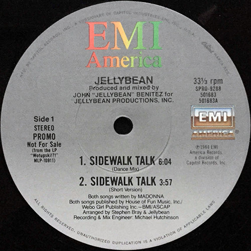 JELLYBEAN // SIDEWALK TALK (4VER)