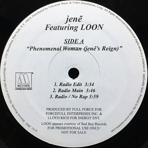 JENE feat. LOON // PHENOMENAL WOMAN (JENE'S REIGN) (6VER)