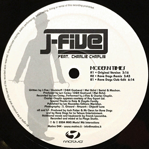 J-FIVE feat. CHARLIE CHAPLIN // MODERN TIMES (3VER)