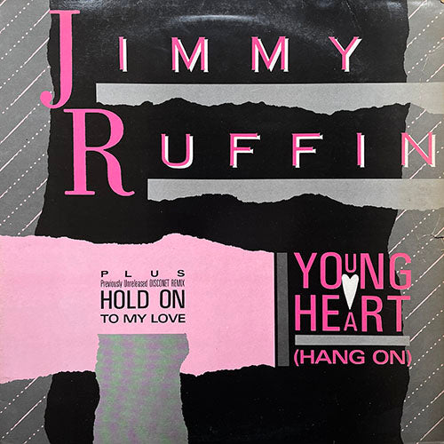 JIMMY RUFFIN // YOUNG HEART (HANG ON) (6:00) / (INSTRUMENTAL DUB) (4:50) / HOLD ON TO MY LOVE (SPECIAL EXTENDED DISCONET REMIX) (8:29)
