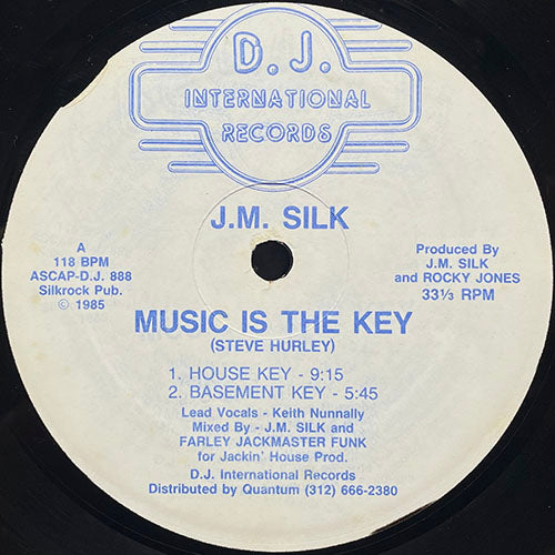 J.M. SILK // MUSIC IS THE KEY (4VER)