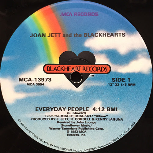 JOAN JETT AND THE BLACKHEARTS // EVERYDAY PEOPLE (4:12) / STAR STAR (4:00)