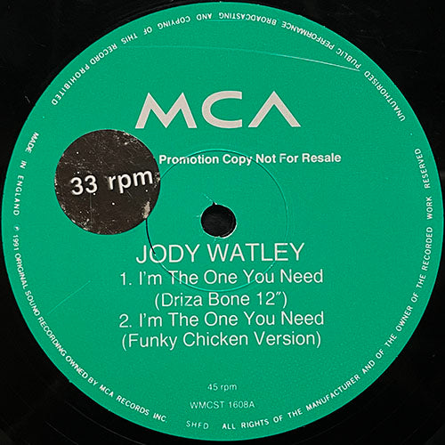 JODY WATLEY // I'M THE ONE YOU NEED (4VER)