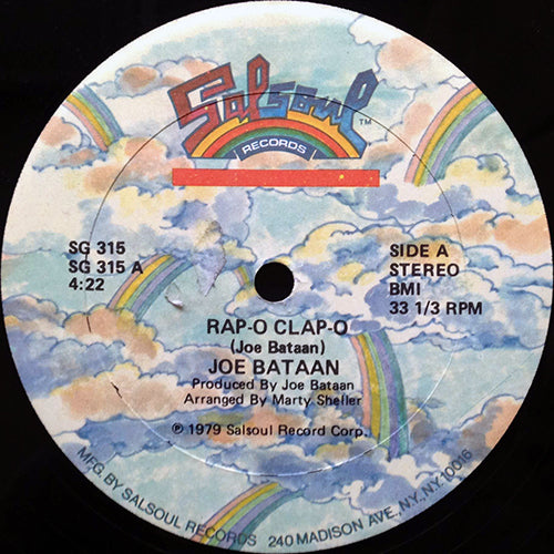 JOE BATAAN // RAP-O CLAP-O (4:22) / (INSTRUMENTAL) (4:24)