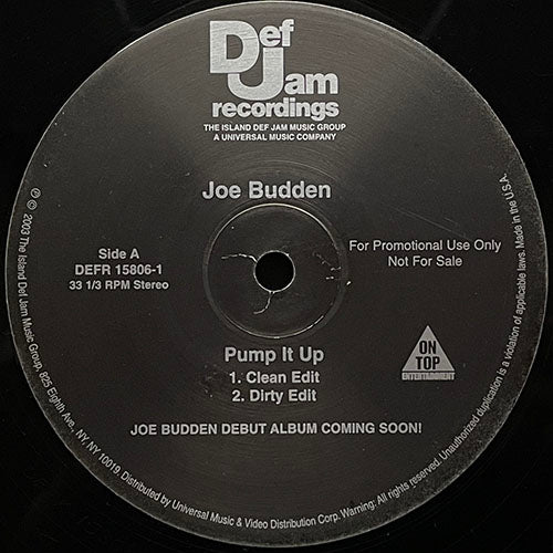 JOE BUDDEN // PUMP IT UP (4VER)