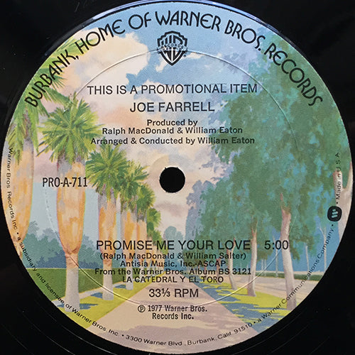 JOE FARRELL // PROMISE ME YOUR LOVE (5:00)