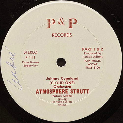 JOHNNY COPELAND ORCHESTRA (CLOUD ONE) // ATMOSPHERE STRUTT (8:00)