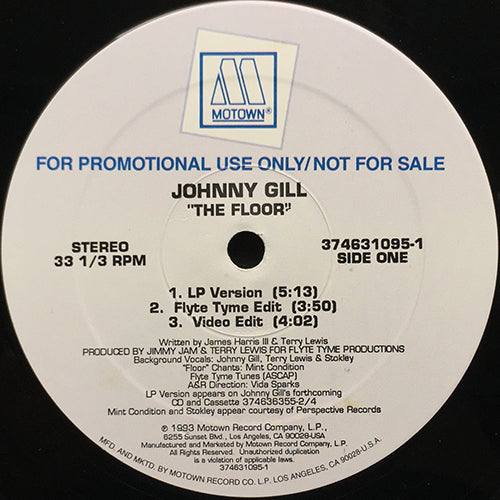 JOHNNY GILL // THE FLOOR (REMIX & LP VERSION) (5VER)