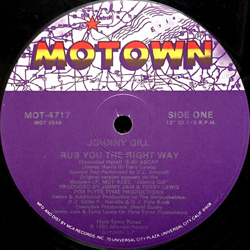 JOHNNY GILL // RUB YOU THE RIGHT WAY (3VER)