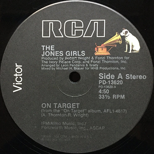 JONES GIRLS // ON TARGET (4:50) / CURIOUS (5:02)