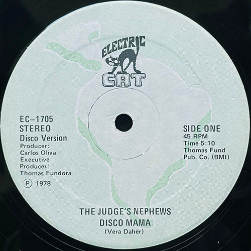 JUDGE'S NEPHEWS // DISCO MAMA (5:10) / INST (5:10)