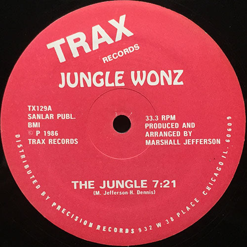 JUNGLE WONZ // THE JUNGLE (7:21) / JUNGLE MIX (7:15)