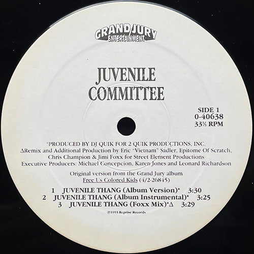 JUVENILE COMMITTEE // JUVENILE THANG (5VER) / JUVENILE RULES (2VER)