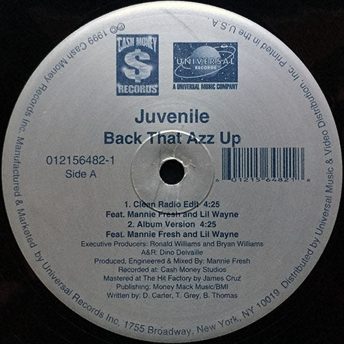 JUVENILE feat. LIL WAYNE & MANNIE FRESH // BACK THAT AZZ UP (5VER)