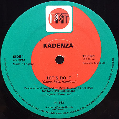 KADENZA // LET'S DO IT / (INSTRUMENTAL)