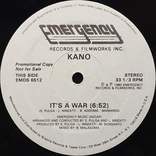 KANO // IT'S A WAR (6:52) / AHJIA (6:10)