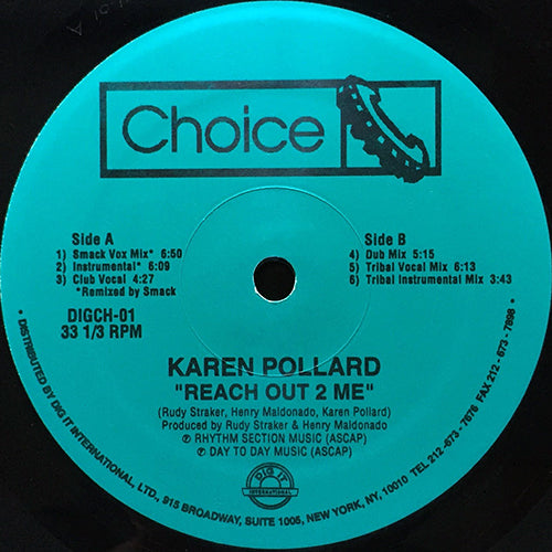 KAREN POLLARD // REACH OUT TO ME (6VER)