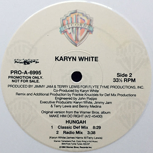 KARYN WHITE // HUNGAH (4VER)