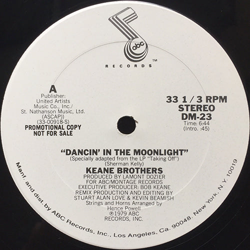 KEANE BROTHERS // DANCIN' IN THE MOONLIGHT (6:44)
