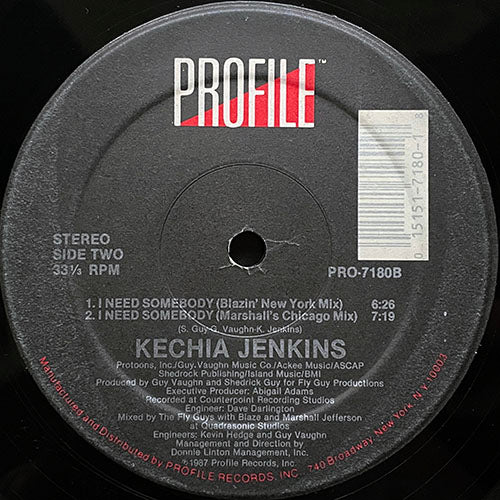 KECHIA JENKINS // I NEED SOMEBODY (4VER)