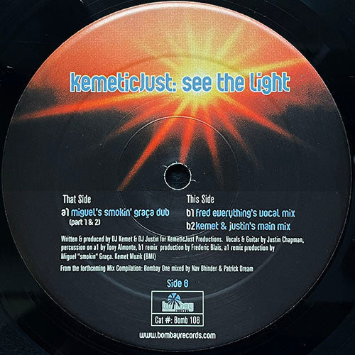 KEMETIC JUST // SEE THE LIGHT (3VER)