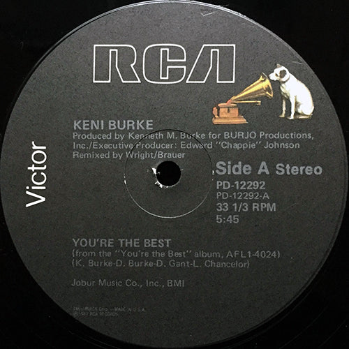 KENI BURKE // YOU'RE THE BEST (5:45) / NIGHT RIDERS (4:55)