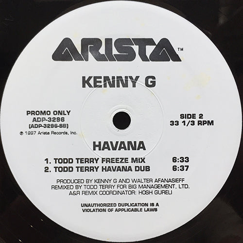 KENNY G // HAVANA (4VER)