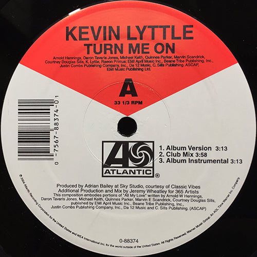 KEVIN LYTTLE // TURN ME ON (REMIX & ORIGINAL) (5VER)