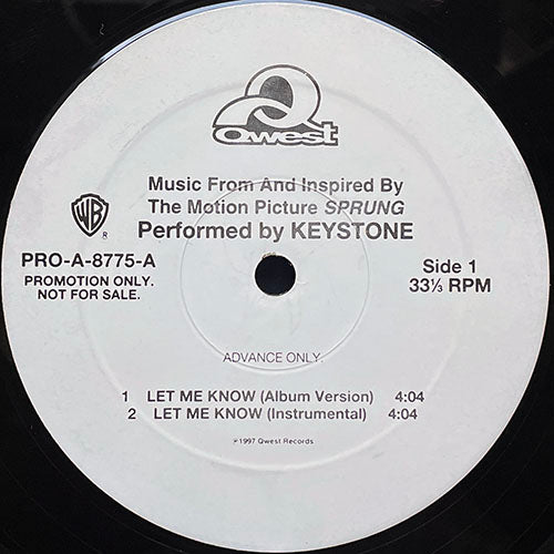 KEYSTONE // LET ME KNOW (3VER)