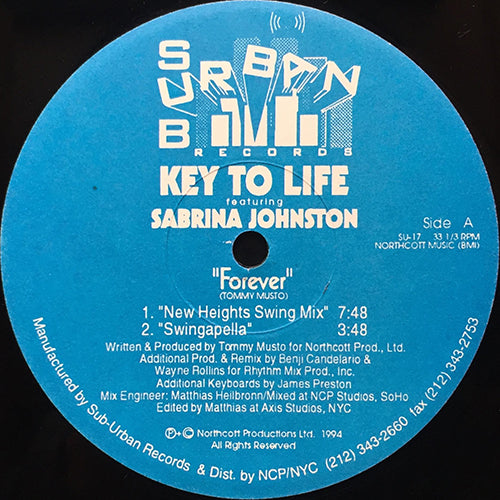 KEY TO LIFE feat. SABRINA JOHNSTON // FOREVER (4VER)