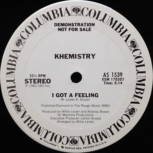 KHEMISTRY // I GOT A FEELING (5:14) / WHATEVER IT TAKES (4:39)