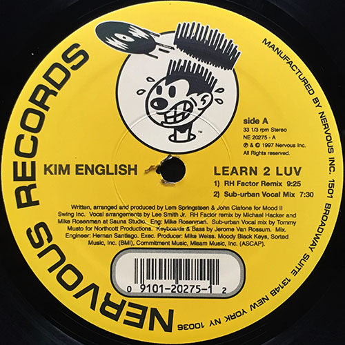 KIM ENGLISH // LEARN 2 LUV (THE PROGRESSIVE GARAGE HOUSE ELECTRONIC HOUSE MIXES) (4VER)