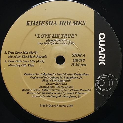 KIMIESHA HOLMES // LOVE ME TRUE (4VER)