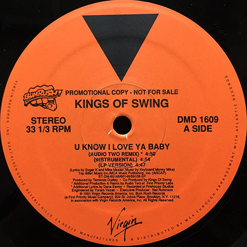 KINGS OF SWING // U KNOW I LOVE YA BABY (3VER) / THIS IS SOMETHING FUNKY TO LISTEN TO (2VER)