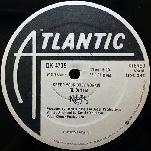 KLEEER // KEEEP YOUR BODY WORKIN' (5:10) / INST (5:10)