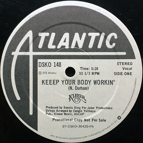 KLEEER // KEEEP YOUR BODY WORKIN' (5:10) / INST (5:10)