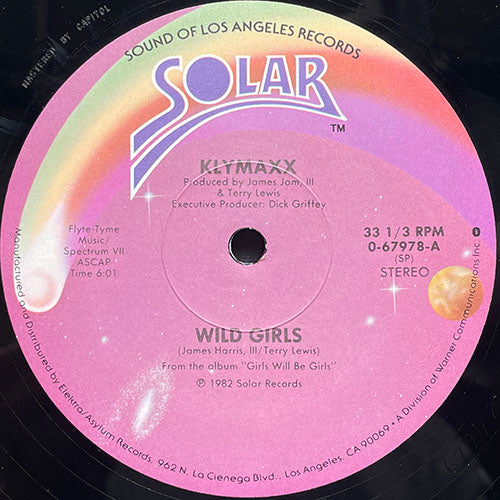 KLYMAXX // WILD GIRLS (6:01) / CAN'T LET LOVE JUST PASS ME BY (4:48)
