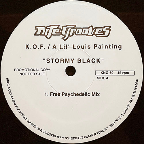 K.O.F. (A LIL LOUIS PAINTING) // STORMY BLACK (2VER)