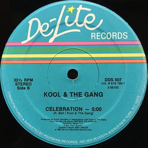 KOOL & THE GANG // CELEBRATION (5:00) / TONIGHT (6:17)