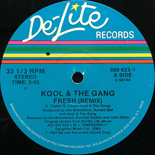 KOOL & THE GANG  // FRESH (REMIX) (5:45) / (DANCE MIX) (6:30)